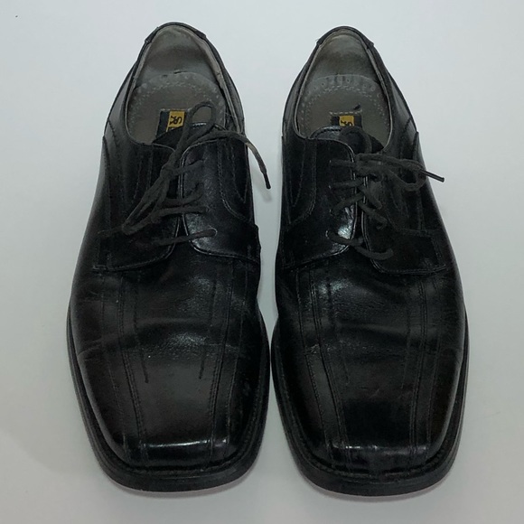 Stacy Adams Lace up Black Leather Shoe - Picture 6 of 6